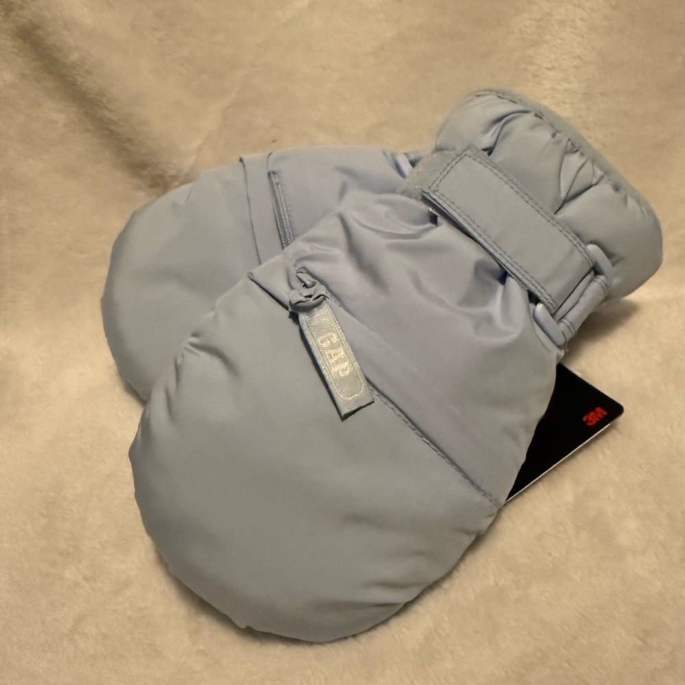 Kids Light Blue Mittens